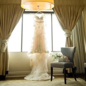 Beautiful custom made wedding dress